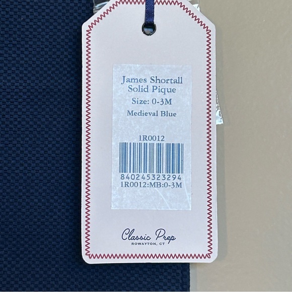 NWT Sz0-3M Classic Prep James Shortall - Picture 3 of 7